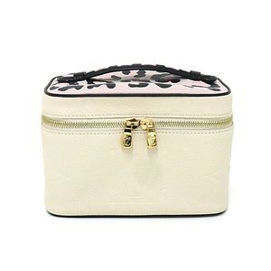 Monogram Implant Nice Mini Vanity   Cream White Pink Gold Hardware